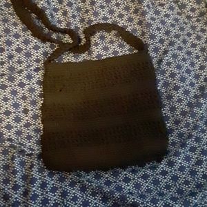 Crochet purse with matching pouch